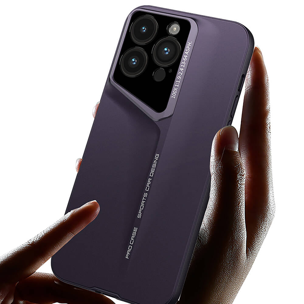 Apple iPhone 14 Pro Max Kılıf Ultra İnce Kamera Korumalı Sert Rubber Zore Procase Kapak Siyah