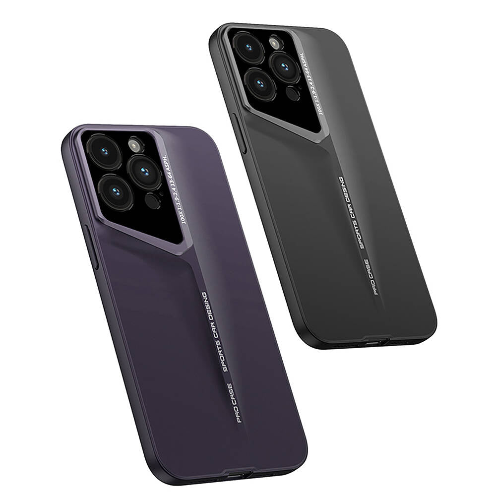 Apple iPhone 14 Pro Max Kılıf Ultra İnce Kamera Korumalı Sert Rubber Zore Procase Kapak Siyah