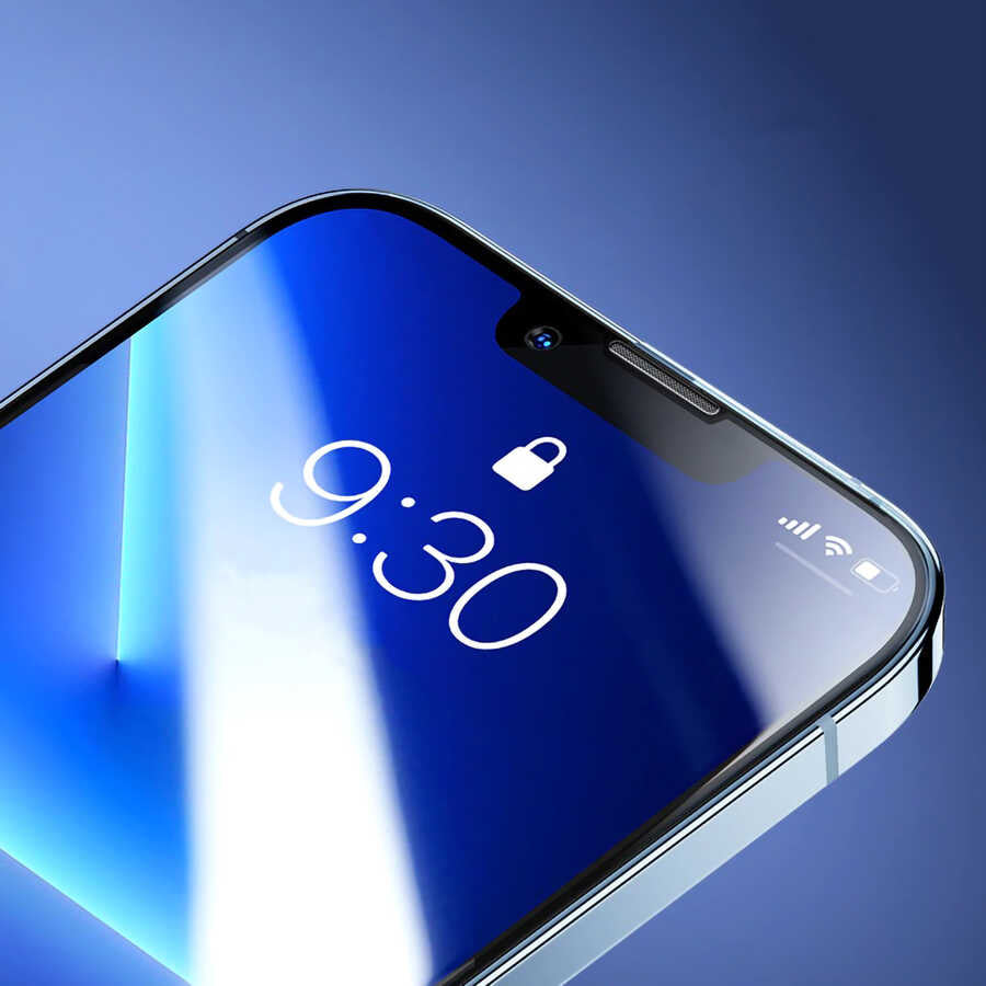 Apple iPhone 15 Davin 5D Cam Ekran Koruyucu Siyah