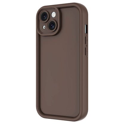 Apple iPhone 15 Kılıf Kamera Korumalı Zore Ananas Kapak Mürdüm