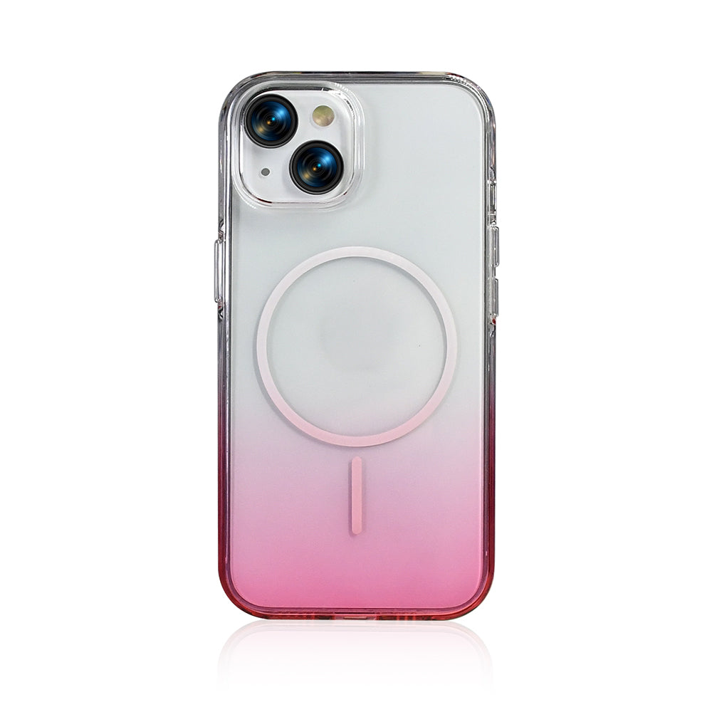 Apple iPhone 15 Kılıf M-Safe Şarj Özellikli Zore Septik Silikon Kapak Mor