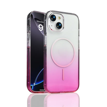 Apple iPhone 15 Kılıf M-Safe Şarj Özellikli Zore Septik Silikon Kapak Turuncu