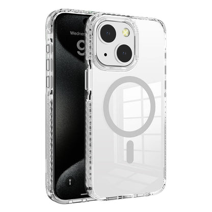 Apple iPhone 15 Kılıf M-safe Şarj Özellikli Airbagli Takılabilir Askı Aparatlı Zore Nana Kapak Gri