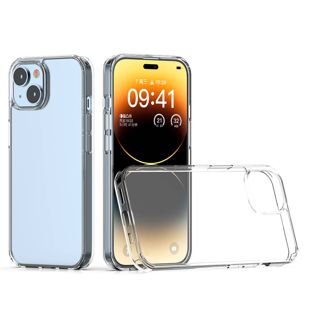 Apple iPhone 15 Kılıf Zore Coss Kapak Renksiz