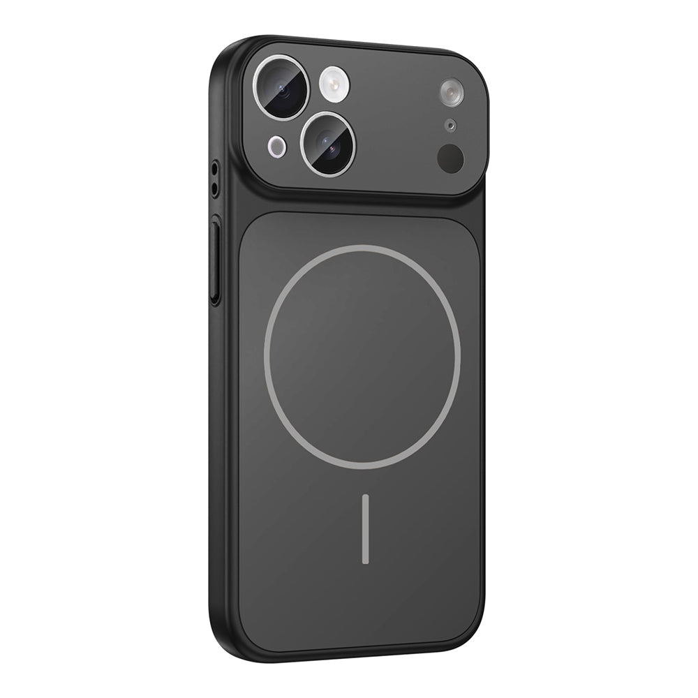 Apple iPhone 15 Kılıf Zore M-Safe Şarj Özellikli Kamera Korumalı Formen Kapak Mavi