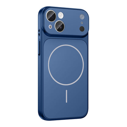 Apple iPhone 15 Kılıf Zore M-Safe Şarj Özellikli Kamera Korumalı Formen Kapak Siyah