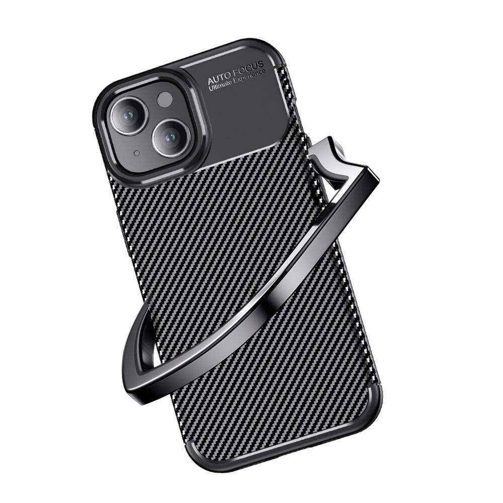 Apple iPhone 15 Kılıf Zore Negro Silikon Kapak Siyah