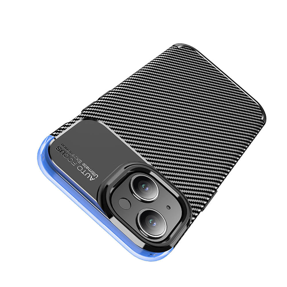 Apple iPhone 15 Kılıf Zore Negro Silikon Kapak Siyah