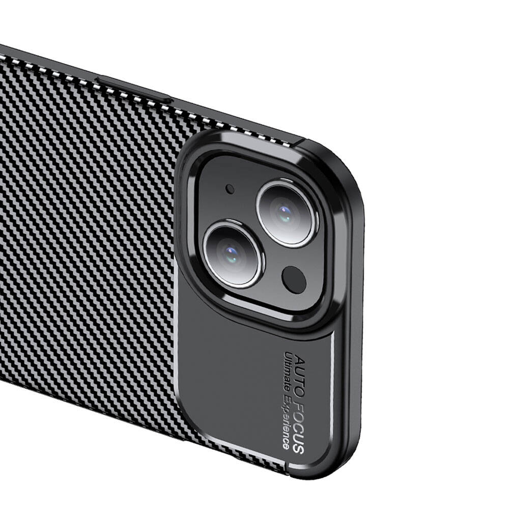 Apple iPhone 15 Kılıf Zore Negro Silikon Kapak Siyah