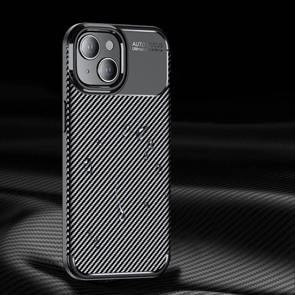 Apple iPhone 15 Kılıf Zore Negro Silikon Kapak Siyah