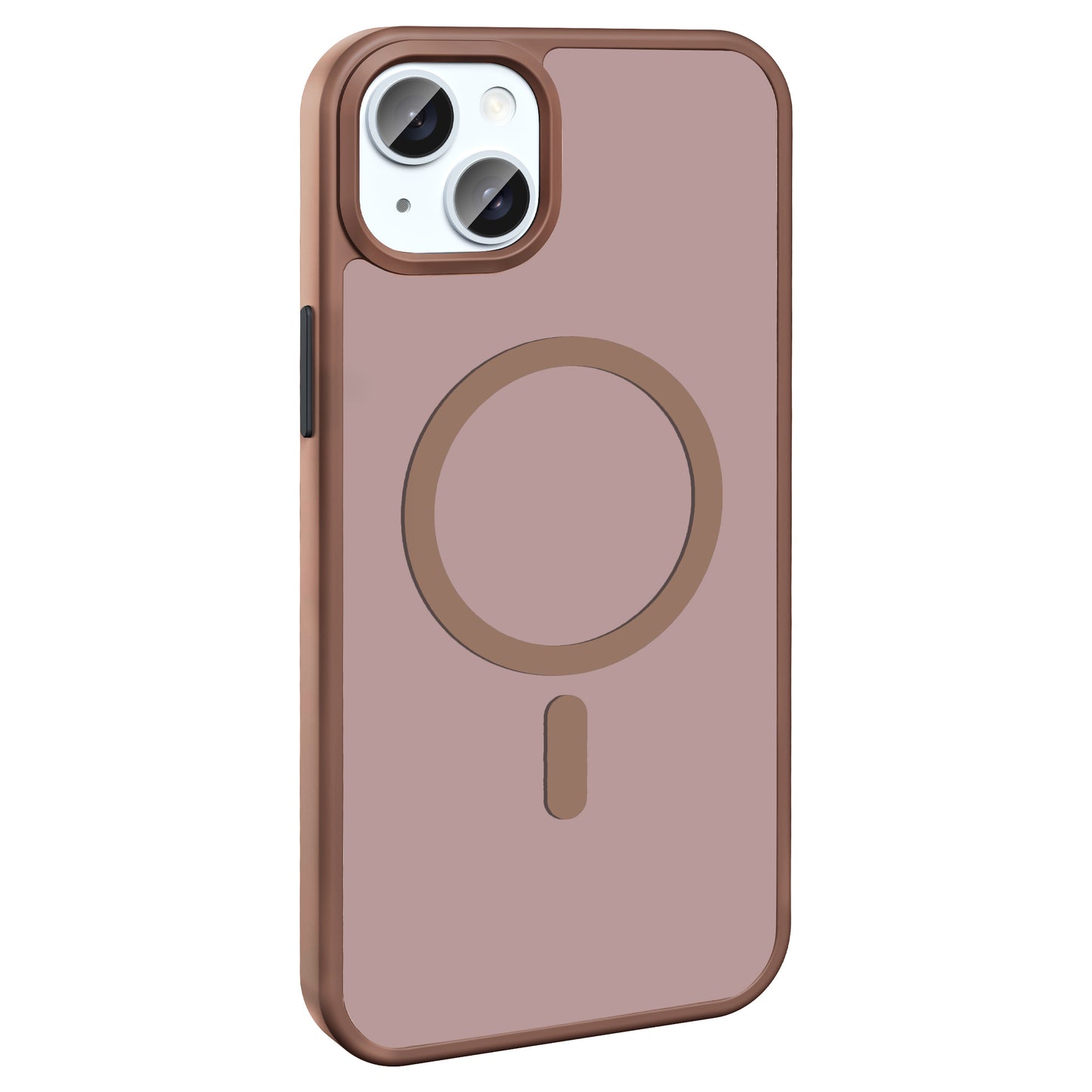 Apple iPhone 15 Plus Kılıf M-safe Şarj Özellikli Mat Arka Yüzey Zore Sio Kapak Lila