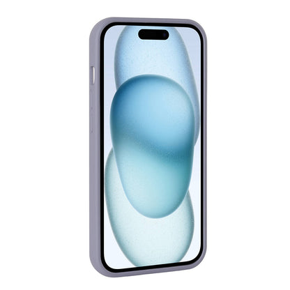 Apple iPhone 15 Plus Kılıf Parlak Taşlı Tasarım Zore Pırlanta Kapak Lila