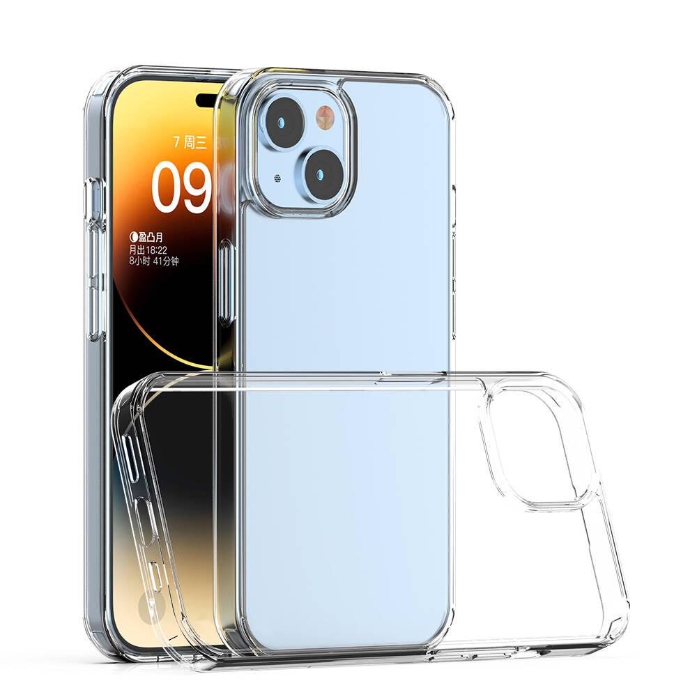 Apple iPhone 15 Plus Kılıf Zore Coss Kapak Renksiz