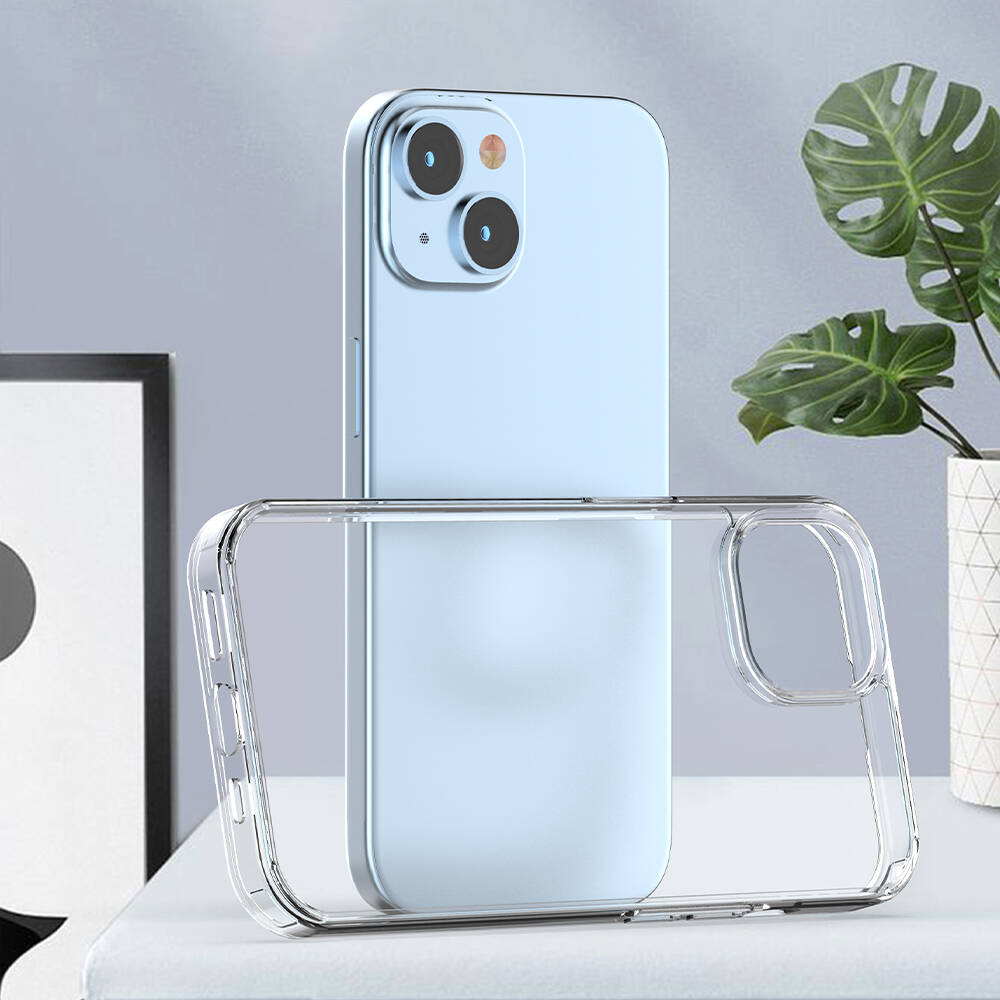 Apple iPhone 15 Plus Kılıf Zore Coss Kapak Renksiz