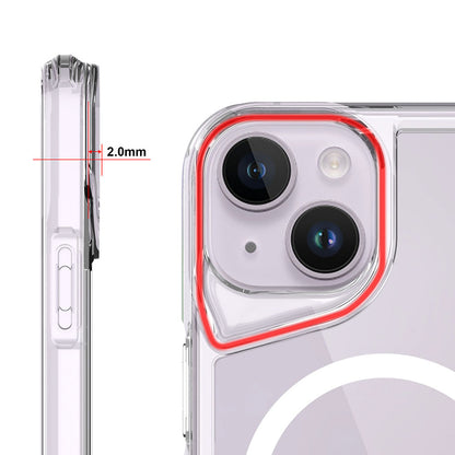 Apple iPhone 15 Plus Kılıf Zore M-safe Şarj Özellikli T-Max M-safe Kapak Renksiz