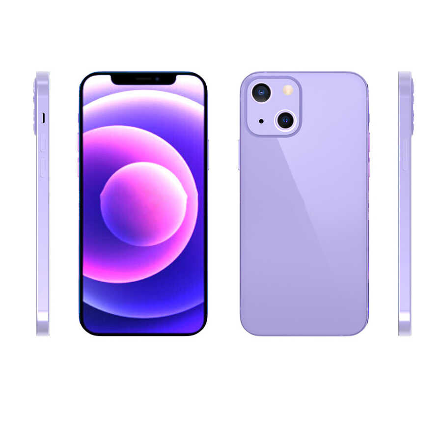 Apple iPhone 15 Plus Kılıf Zore Süper Silikon Kapak Renksiz