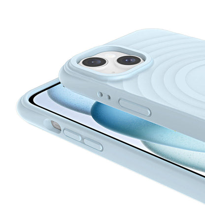 Apple iPhone 15 Plus M-safe Şarj Özellikli Airbagli Mat Görünümlü Zore Hepi Kapak Siyah