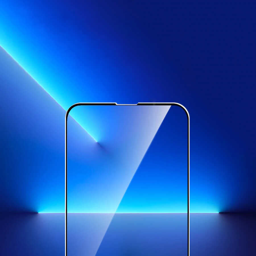 Apple iPhone 15 Pro Davin 5D Cam Ekran Koruyucu Siyah