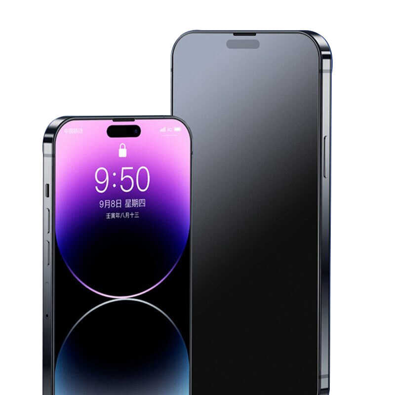 Apple iPhone 15 Pro Davin Mat Seramik Ekran Koruyucu Siyah