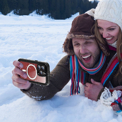 Apple iPhone 15 Pro Kılıf 1-1 Su Geçirmez Kılıf Siyah