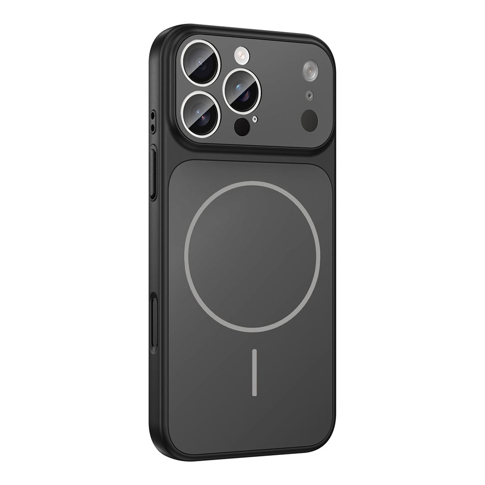 Apple iPhone 15 Pro Kılıf Zore M-Safe Şarj Özellikli Kamera Korumalı Formen Kapak Gri