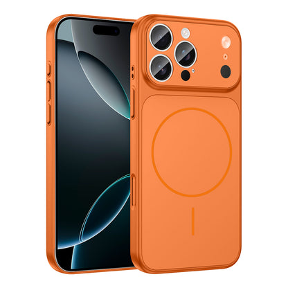 Apple iPhone 15 Pro Kılıf Zore M-Safe Şarj Özellikli Kamera Korumalı Formen Kapak Siyah