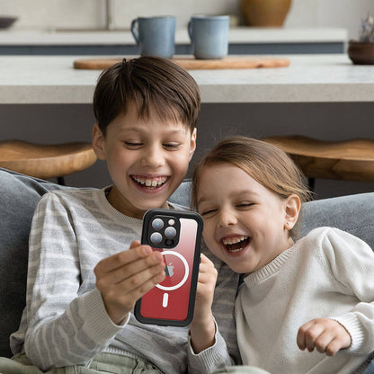 Apple iPhone 15 Pro Max Kılıf 1-1 Su Geçirmez Kılıf Siyah