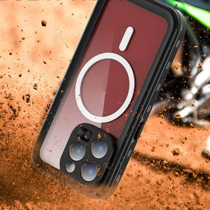 Apple iPhone 15 Pro Max Kılıf 1-1 Su Geçirmez Kılıf Siyah