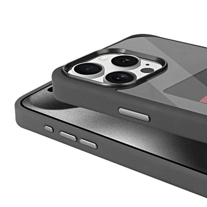 Apple iPhone 15 Pro Max Kılıf Ekranı Yansıtan Zore Akıllı NFC Kapak Siyah