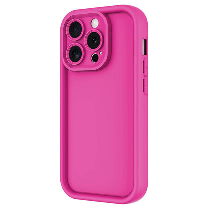 Apple iPhone 15 Pro Max Kılıf Kamera Korumalı Zore Ananas Kapak Mürdüm