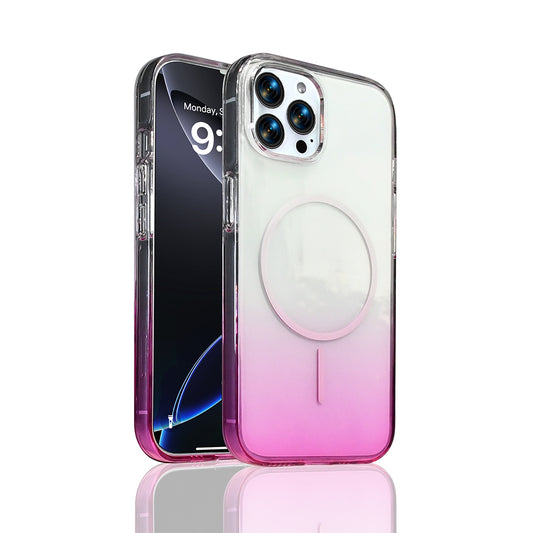 Apple iPhone 15 Pro Max Kılıf M-Safe Şarj Özellikli Zore Septik Silikon Kapak Mor