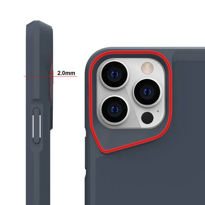 Apple iPhone 15 Pro Max Kılıf Zore Airbag Kenarlı T-Max Mat Standlı Kapak Siyah