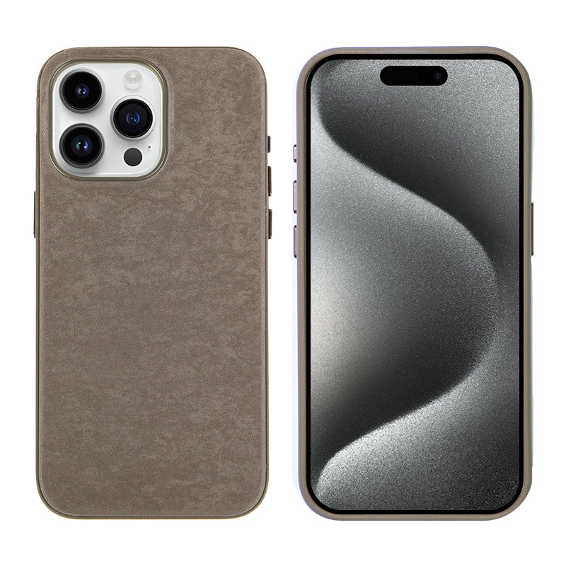 Apple iPhone 15 Pro Max Kılıf Zore Mikro Fiber Mimoza Kapak Mavi