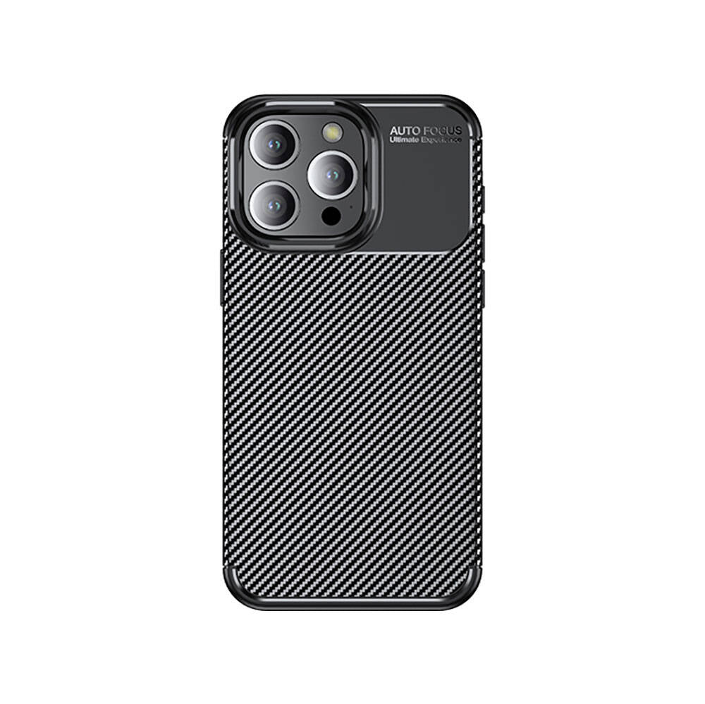 Apple iPhone 15 Pro Max Kılıf Zore Negro Silikon Kapak Siyah