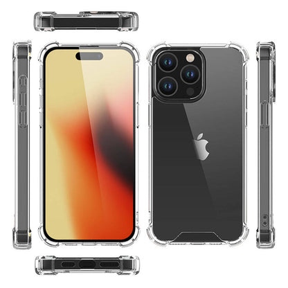 Apple iPhone 15 Pro Max Kılıf Zore Nitro Anti Shock Silikon Renksiz