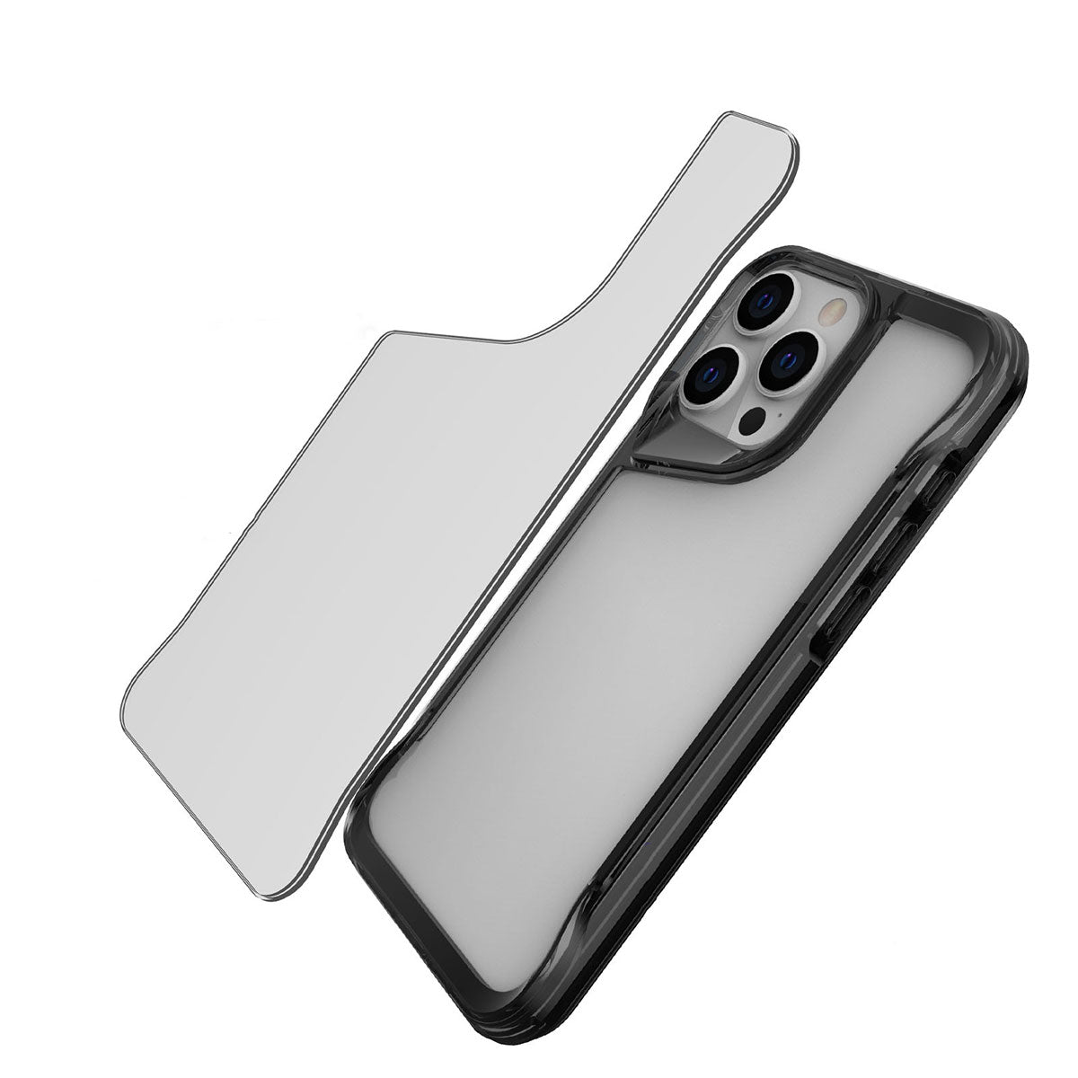 Apple iPhone 15 Pro Max Kılıf Zore T-Max Kapak Renksiz