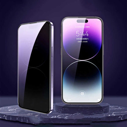 Apple iPhone 15 Pro Max Zore Kor Privacy Cam Ekran Koruyucu Siyah