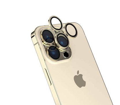 Apple iPhone 15 Pro Max Zore Safir CL-15 Parmak İzi Bırakmayan Anti-Reflective Kamera Lens Koruyucu Titanyum