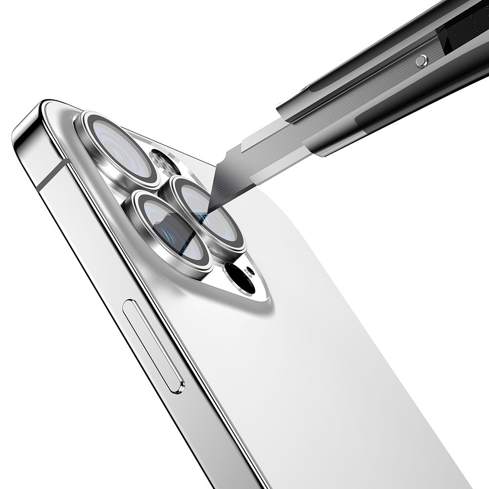 Apple iPhone 15 Pro Zore CL-13 Kamera Lens Koruyucu Siyah