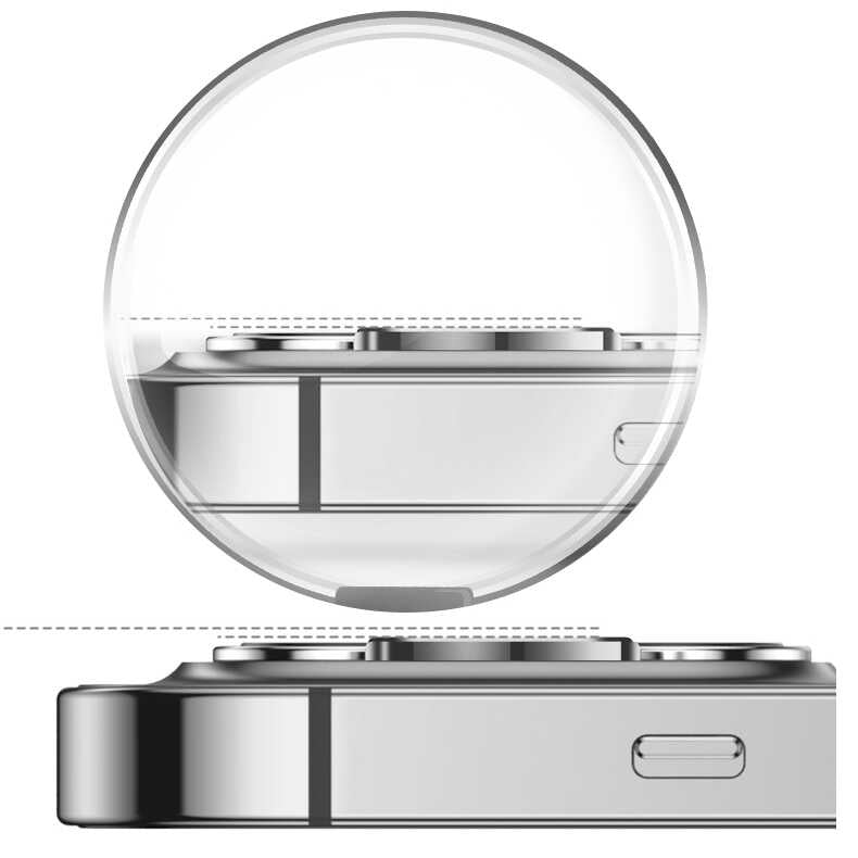 Apple iPhone 15 Zore CL-07 Kamera Lens Koruyucu Mavi