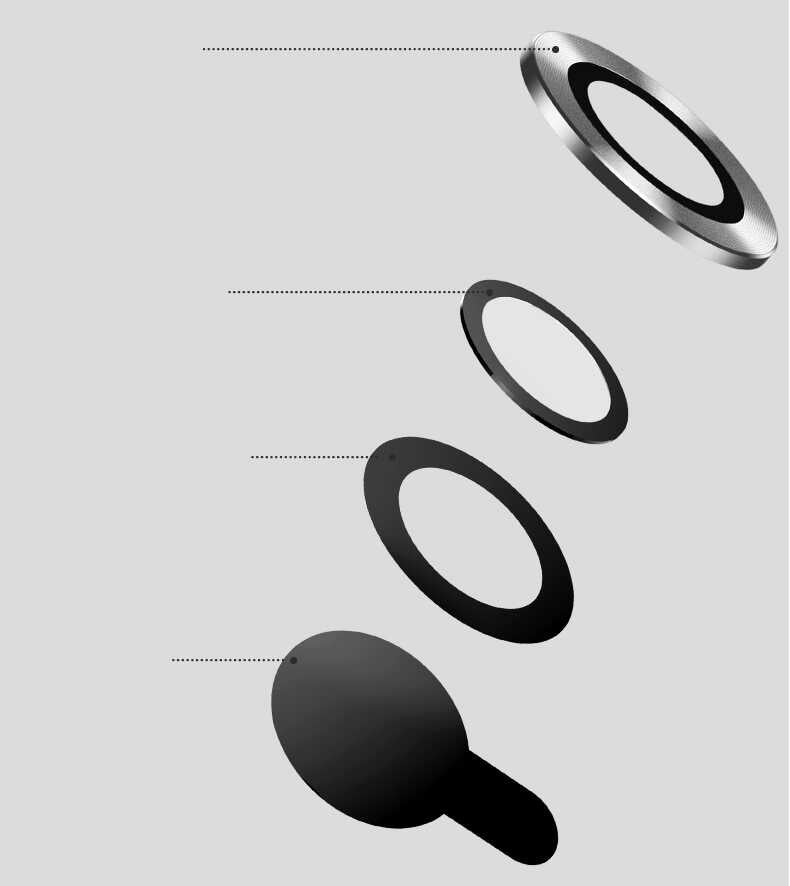 Apple iPhone 15 Zore CL-07 Kamera Lens Koruyucu Yeşil