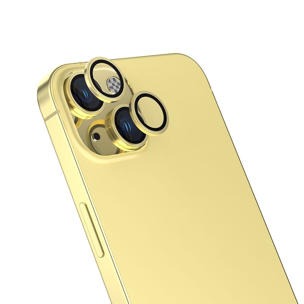 Apple iPhone 15 Zore CL-13 Kamera Lens Koruyucu Yeşil