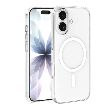 Apple iPhone 16 Kılıf IC Çipli Zore Wireless Şarj Özellikli Şeffaf Orjin Kapak Şeffaf