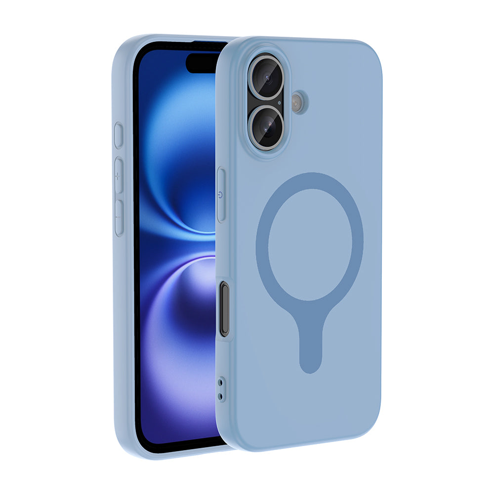 Apple iPhone 16 Kılıf M-Safe Şarj Özellikli Zore Aris Silikon Kapak