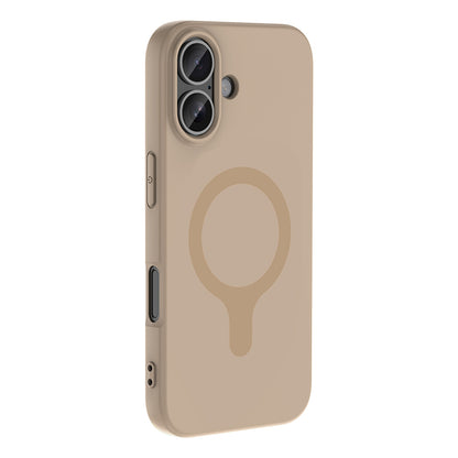Apple iPhone 16 Kılıf M-Safe Şarj Özellikli Zore Aris Silikon Kapak