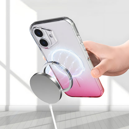 Apple iPhone 16 Kılıf M-Safe Şarj Özellikli Zore Septik Silikon Kapak Turkuaz