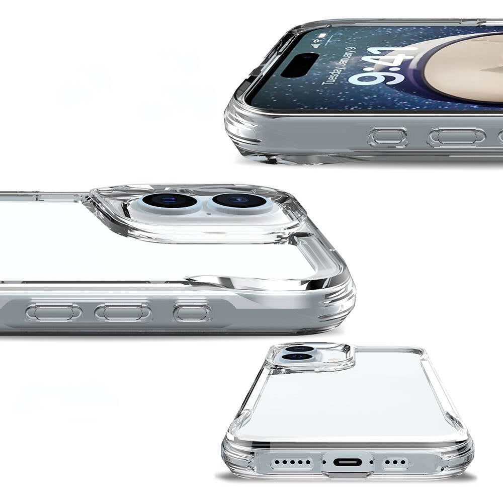 Apple iPhone 16 Plus Kılıf Zore T-Max Kapak Şeffaf