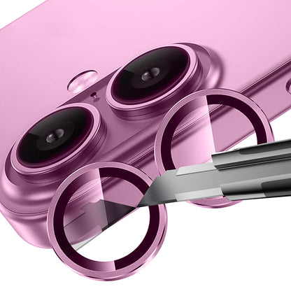 Apple iPhone 16 Plus Zore Mikro Kamera Lens Koruyucu Siyah