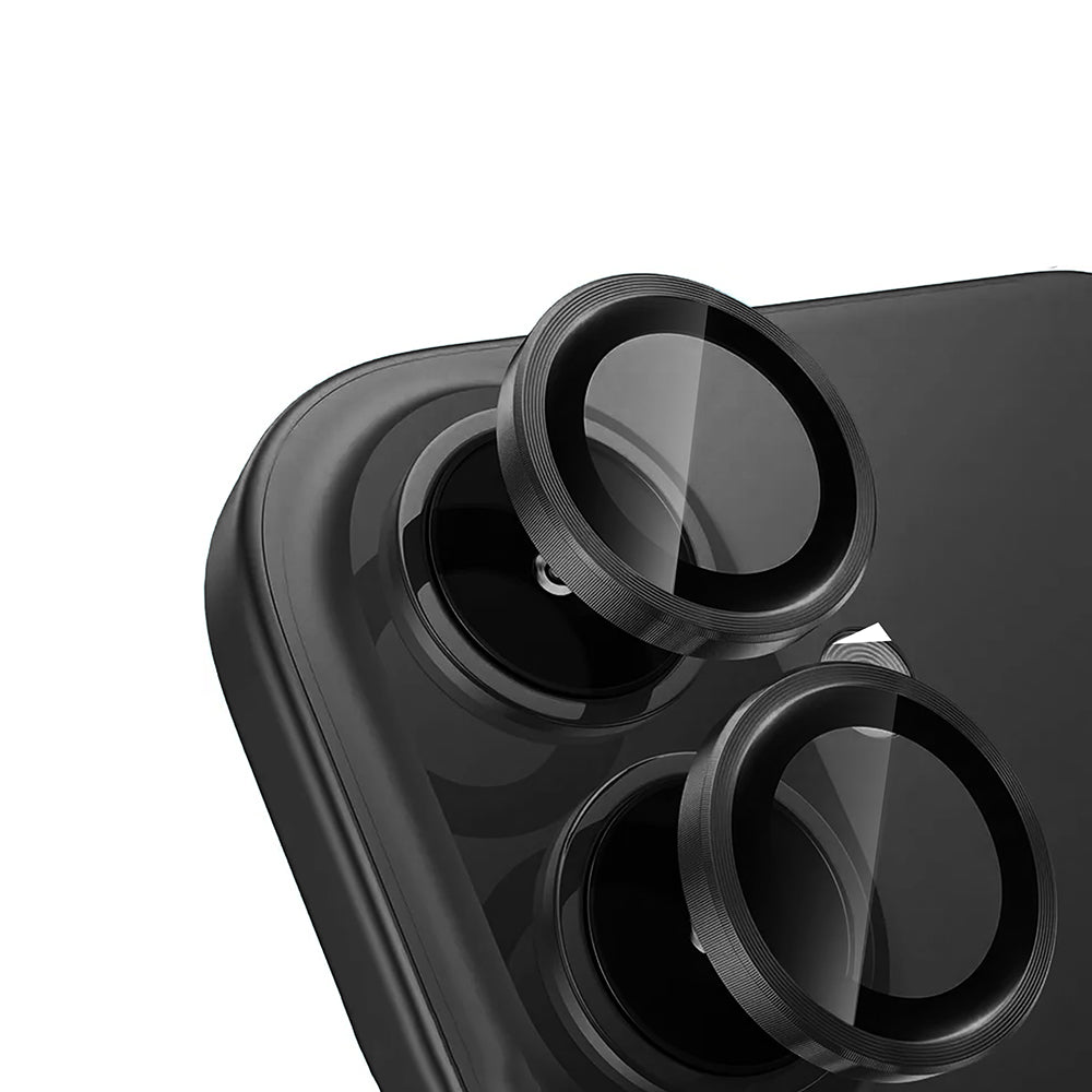 Apple iPhone 16 Plus Zore Mikro Kamera Lens Koruyucu Siyah