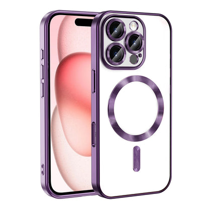 Apple iPhone 16 Pro Kılıf Kamera Korumalı M-safe Wireless Şarj Özellikli Zore Demre Kapak